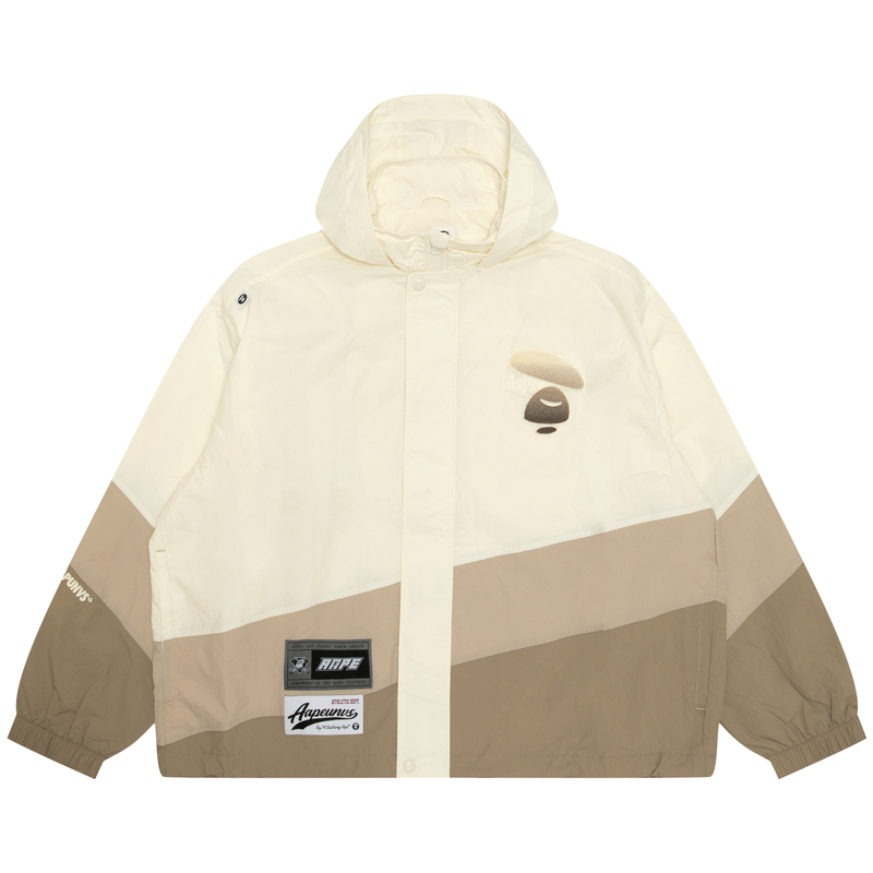 Aape Куртка с длинным рукавом с нашивкой логотипа A Bathing APE, Ecru IVX 
Aape Куртка с длинным рукавом с нашивкой логотипа A Bathing APE, Ecru IVX