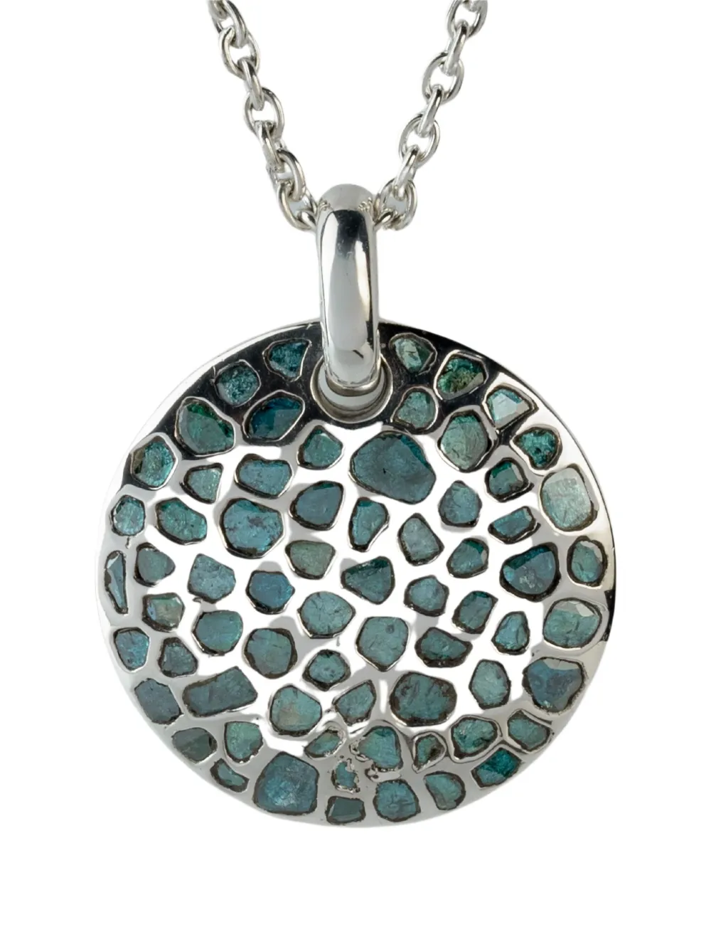 Колье Disk с бриллиантами Parts Of Four, серебристый 
Колье Disk с бриллиантами Parts Of Four, серебристый