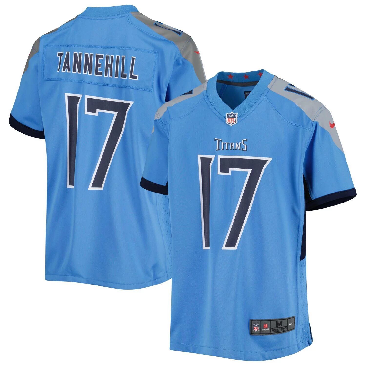 Молодежная игровая майка Nike Ryan Tannehill Light Blue Tennessee Titans Nike
Молодежная игровая майка Nike Ryan Tannehill Light Blue Tennessee Titans Nike