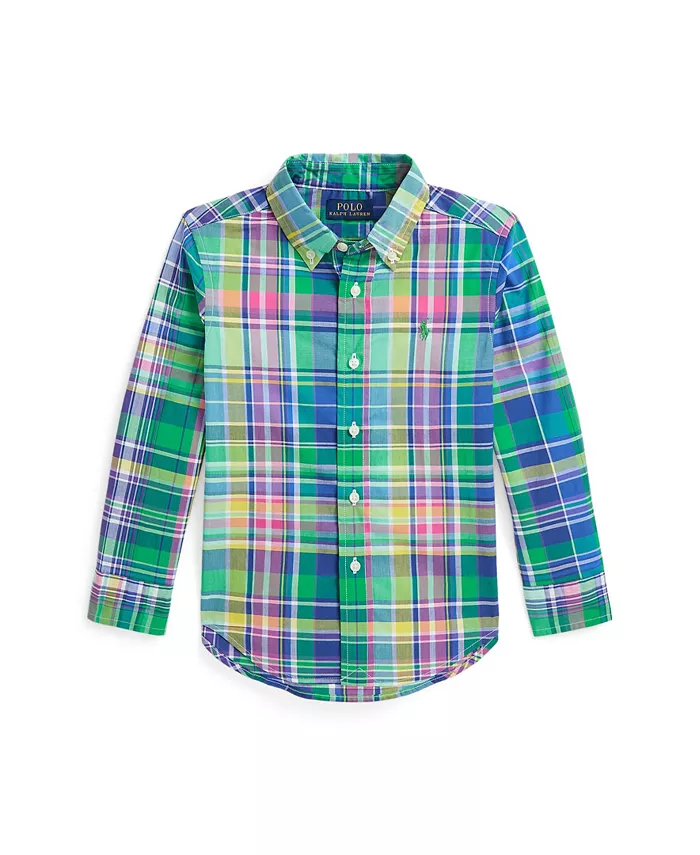 Рубашка из поплина в клетку для малышей и мальчиков Polo Ralph Lauren, мультиколор
Рубашка из поплина в клетку для малышей и мальчиков Polo Ralph Lauren, мультиколор