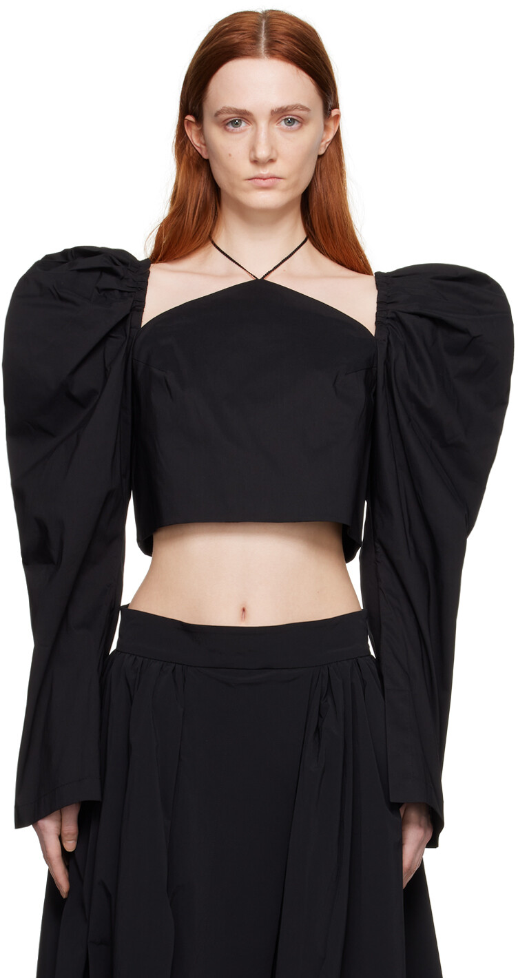 Блузка с бабочкой MINJUKIM, черный
Блузка с бабочкой MINJUKIM, черный