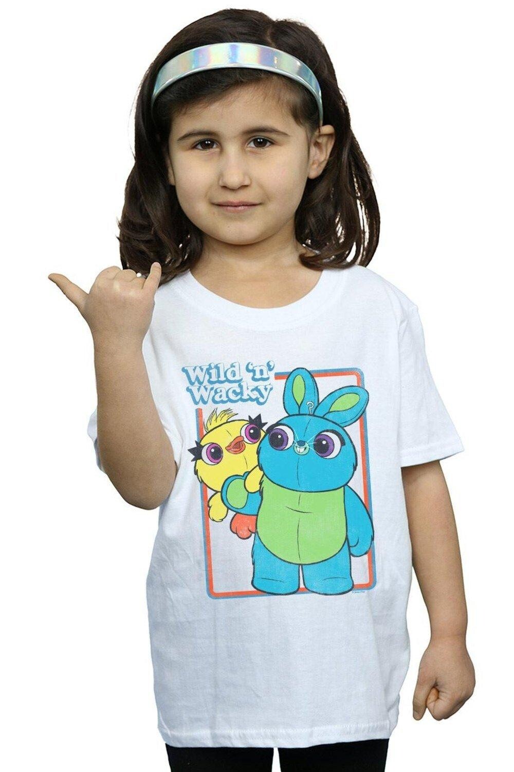 Хлопковая футболка «История игрушек 4: Утка и кролик» Wild And Wacky Disney, белый
Хлопковая футболка «История игрушек 4: Утка и кролик» Wild And Wacky Disney, белый