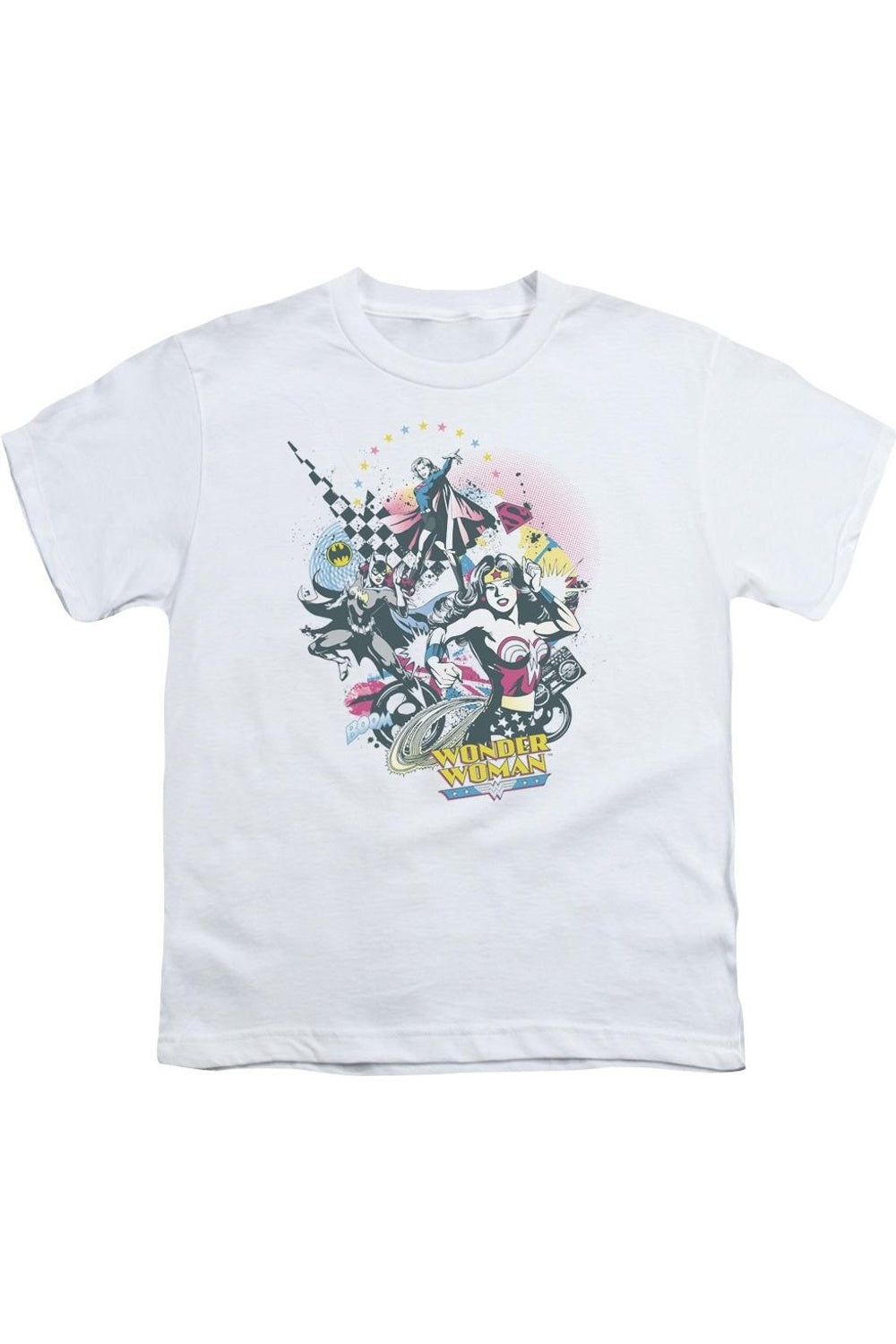 Футболка с коротким рукавом DC Comics Power Trio для детей Gildan, белый
Футболка с коротким рукавом DC Comics Power Trio для детей Gildan, белый