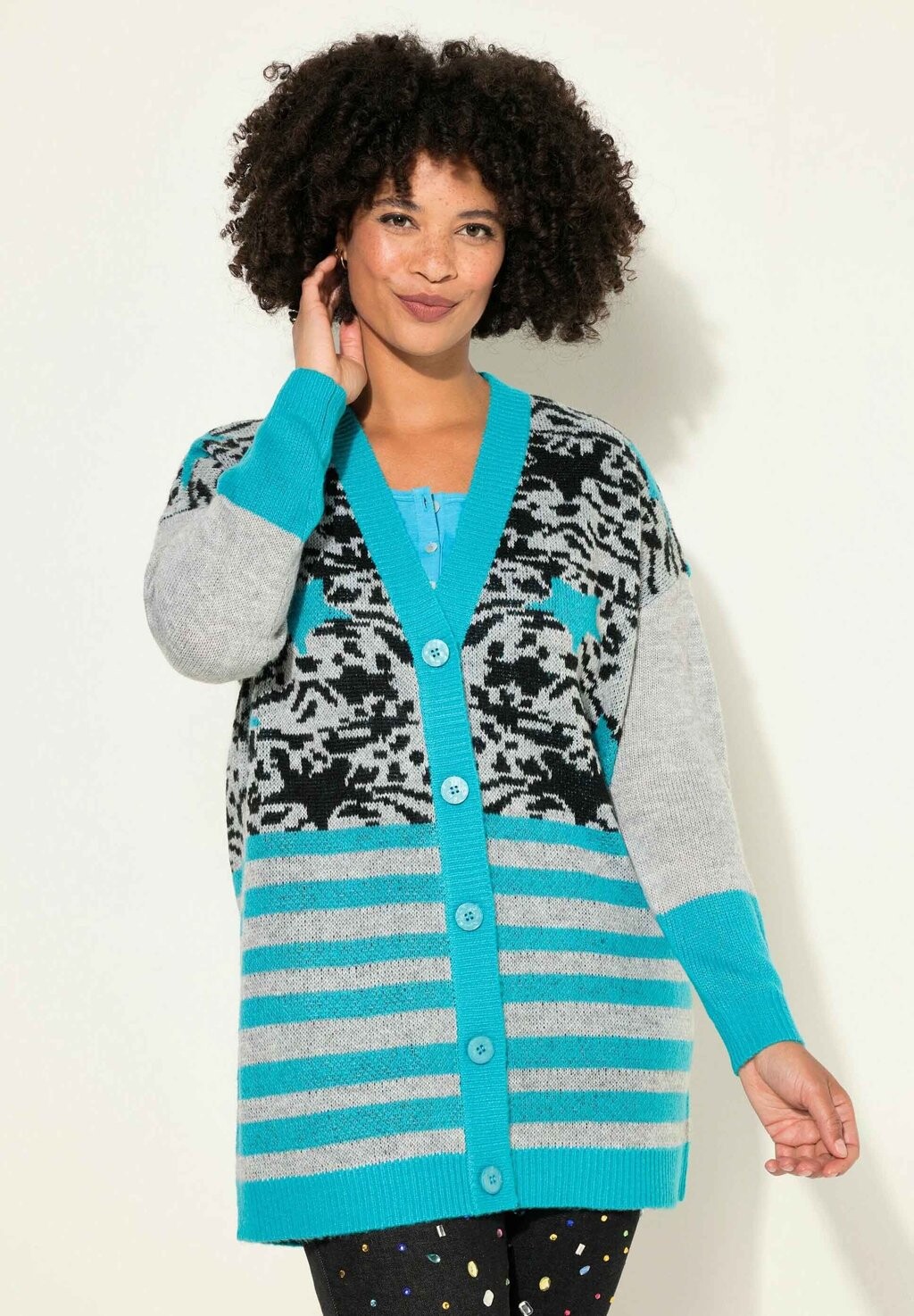 Кардиган LONG SLEEVES Angel of Style, синий
Кардиган LONG SLEEVES Angel of Style, синий