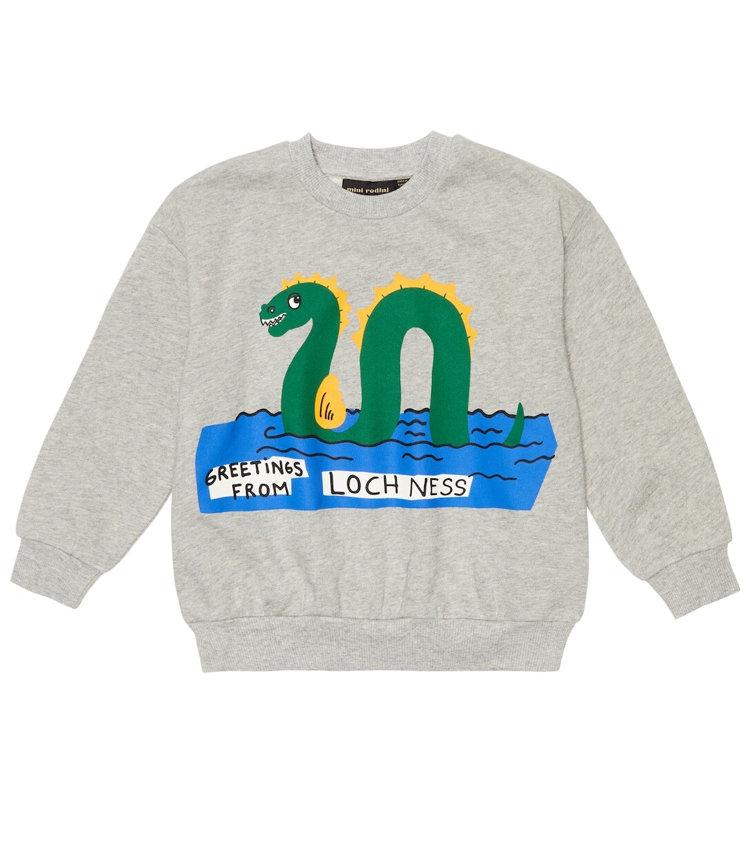 Свитер из хлопкового джерси с принтом Mini Rodini, серый
Свитер из хлопкового джерси с принтом Mini Rodini, серый