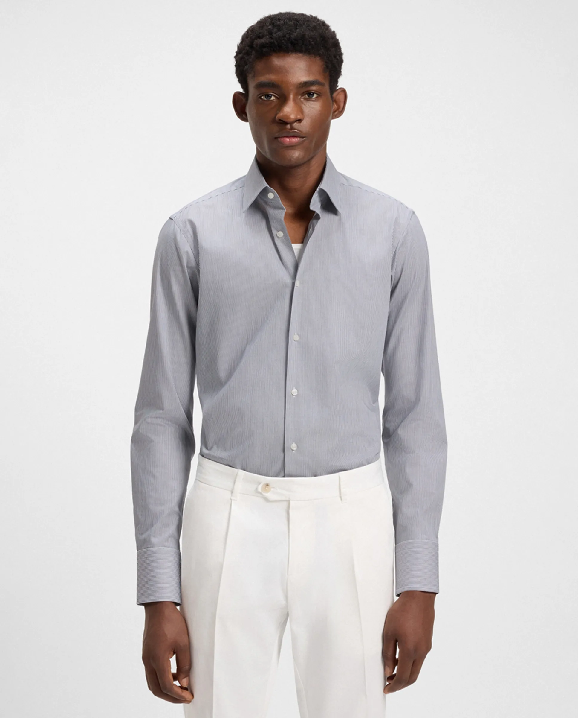 Мужская рубашка с длинным рукавом и воротником кент больших размеров Boss, синий
Мужская рубашка с длинным рукавом и воротником кент больших размеров Boss, синий