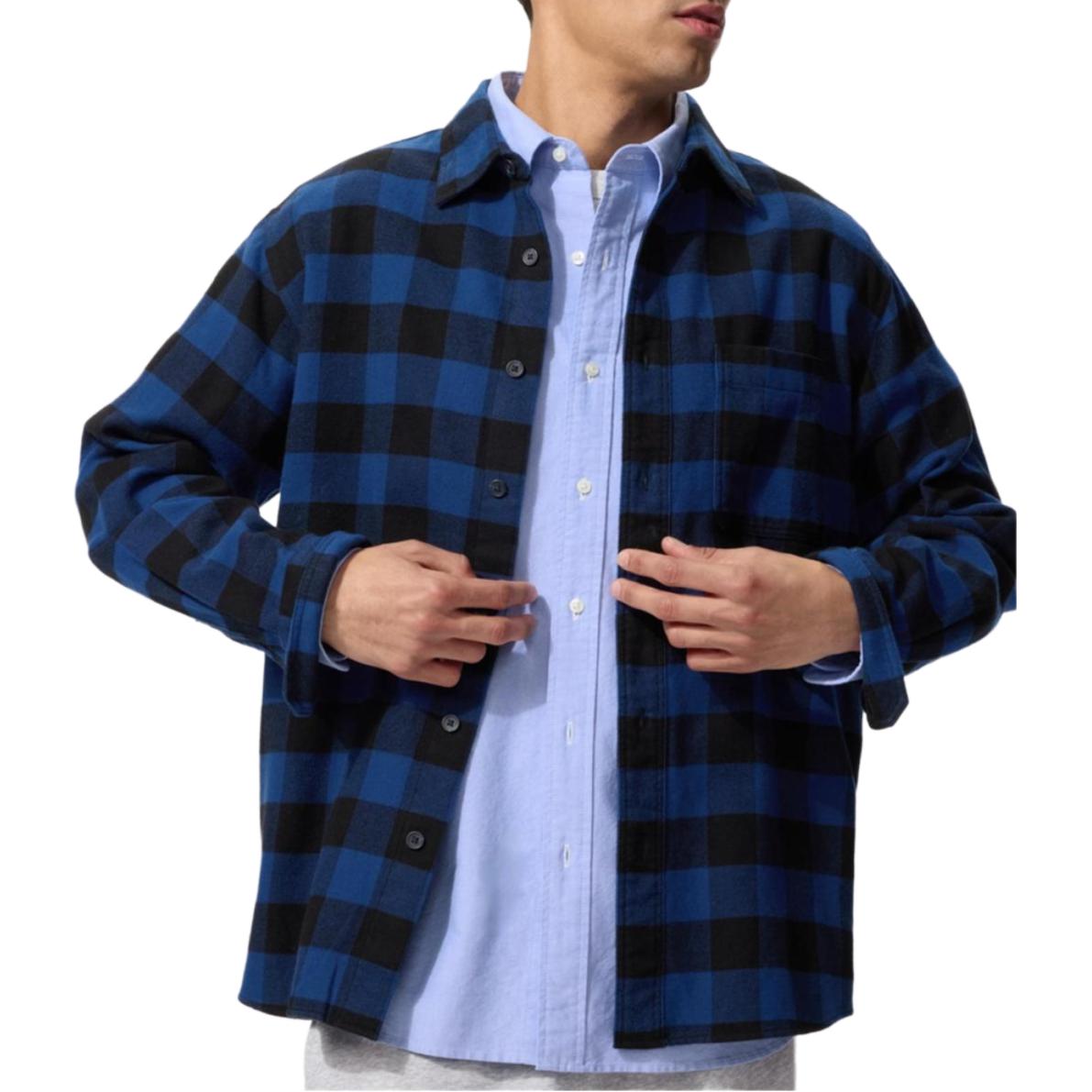 UNIQLO Рубашка унисекс королевского синего цвета
UNIQLO Рубашка унисекс королевского синего цвета