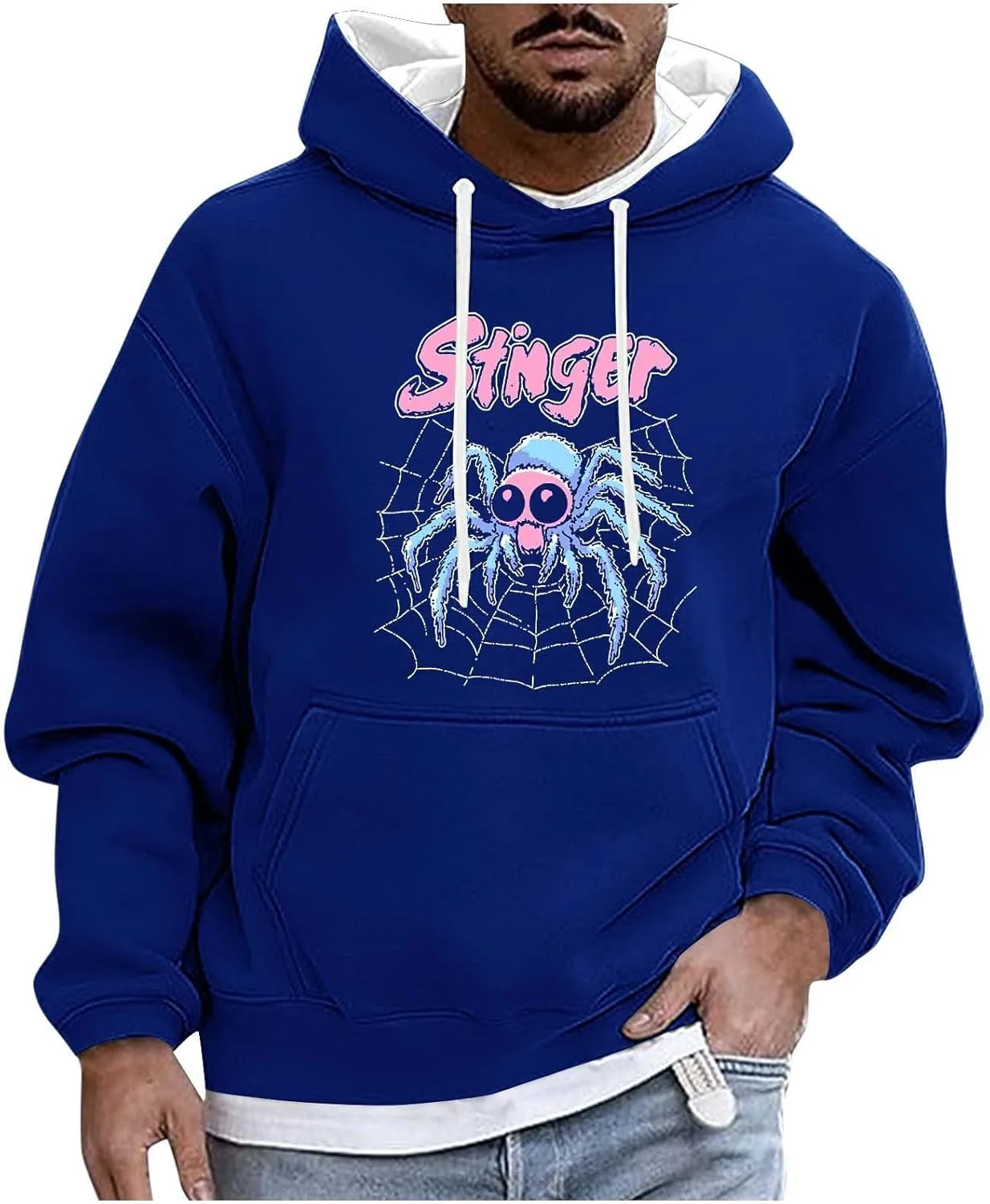 Мужская уютная худи с принтом, оверсайз
Мужская уютная худи с принтом, оверсайз