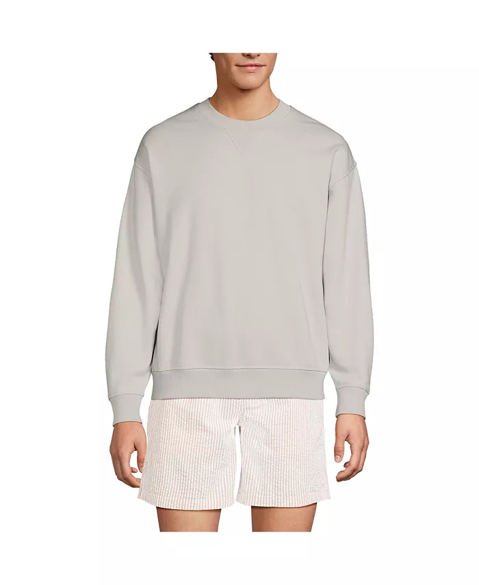 Мужской свитшот с длинным рукавом из френч терри с эффектом винтажной стирки Lands' End, серый
Мужской свитшот с длинным рукавом из френч терри с эффектом винтажной стирки Lands' End, серый