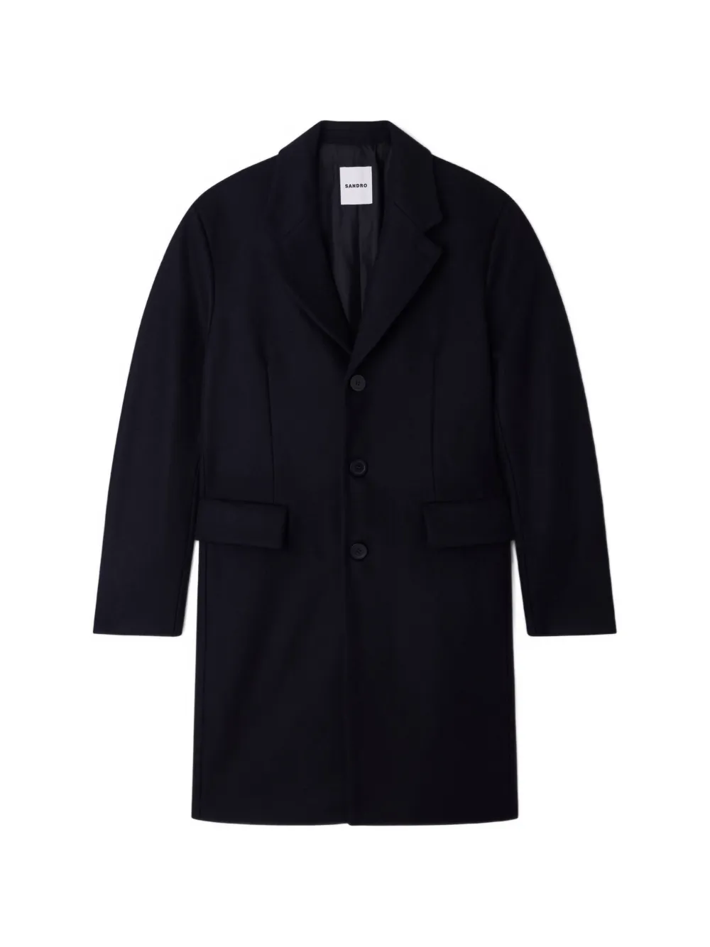 Пальто на пуговицах Sandro, синий
Пальто на пуговицах Sandro, синий