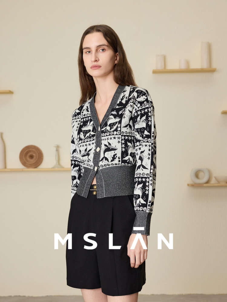 Кардиган вязаны MSlan винтажный, черный
Кардиган вязаны MSlan винтажный, черный