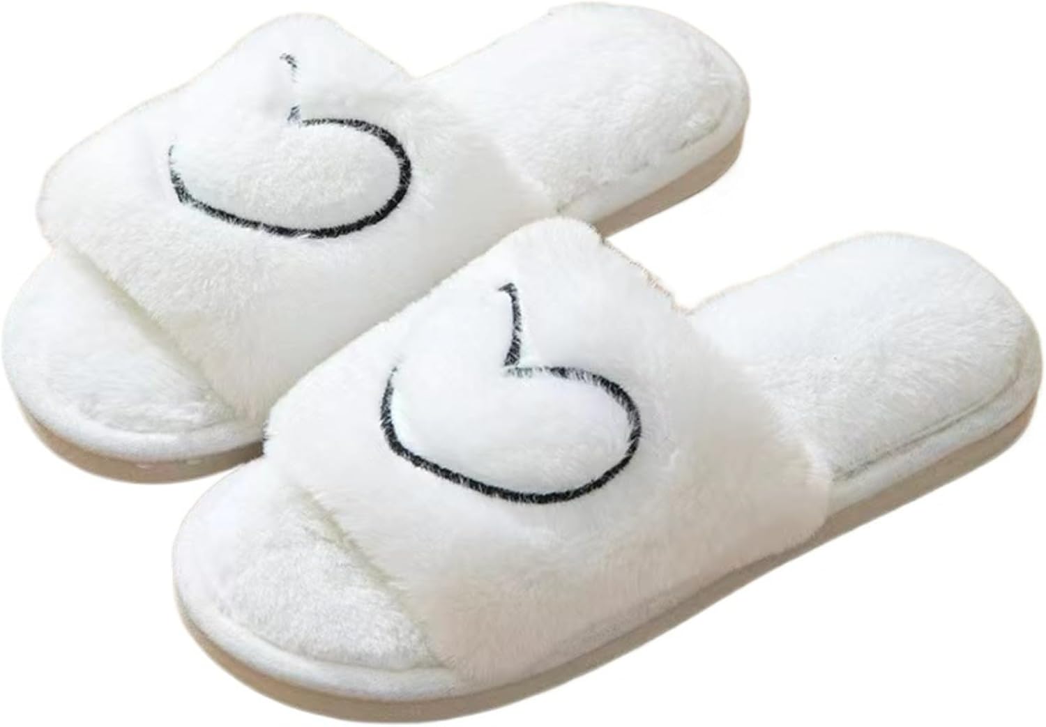 Милые тапочки в форме сердца для женщин и мужчин, парные, плюшевые, валентинки, мягкие и пушистые, забавные, для дома и улицы, с нескользящей подошвой Elirar, белый
Милые тапочки в форме сердца для женщин и мужчин, парные, плюшевые, валентинки, мягкие и пушистые, забавные, для дома и улицы, с нескользящей подошвой Elirar, белый