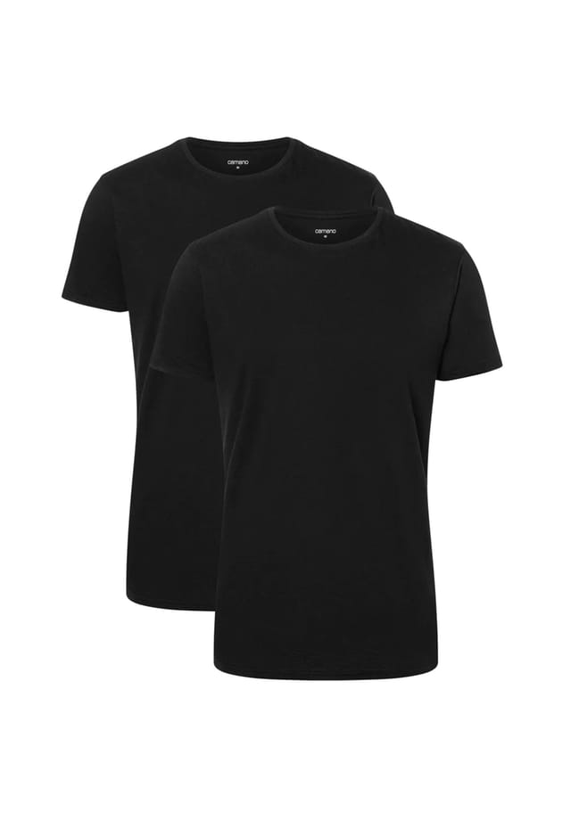 Футболка 2-упаковка - комфорт bci хлопок круглый вырез хлопок Camano, черный
Футболка 2-упаковка - комфорт bci хлопок круглый вырез хлопок Camano, черный