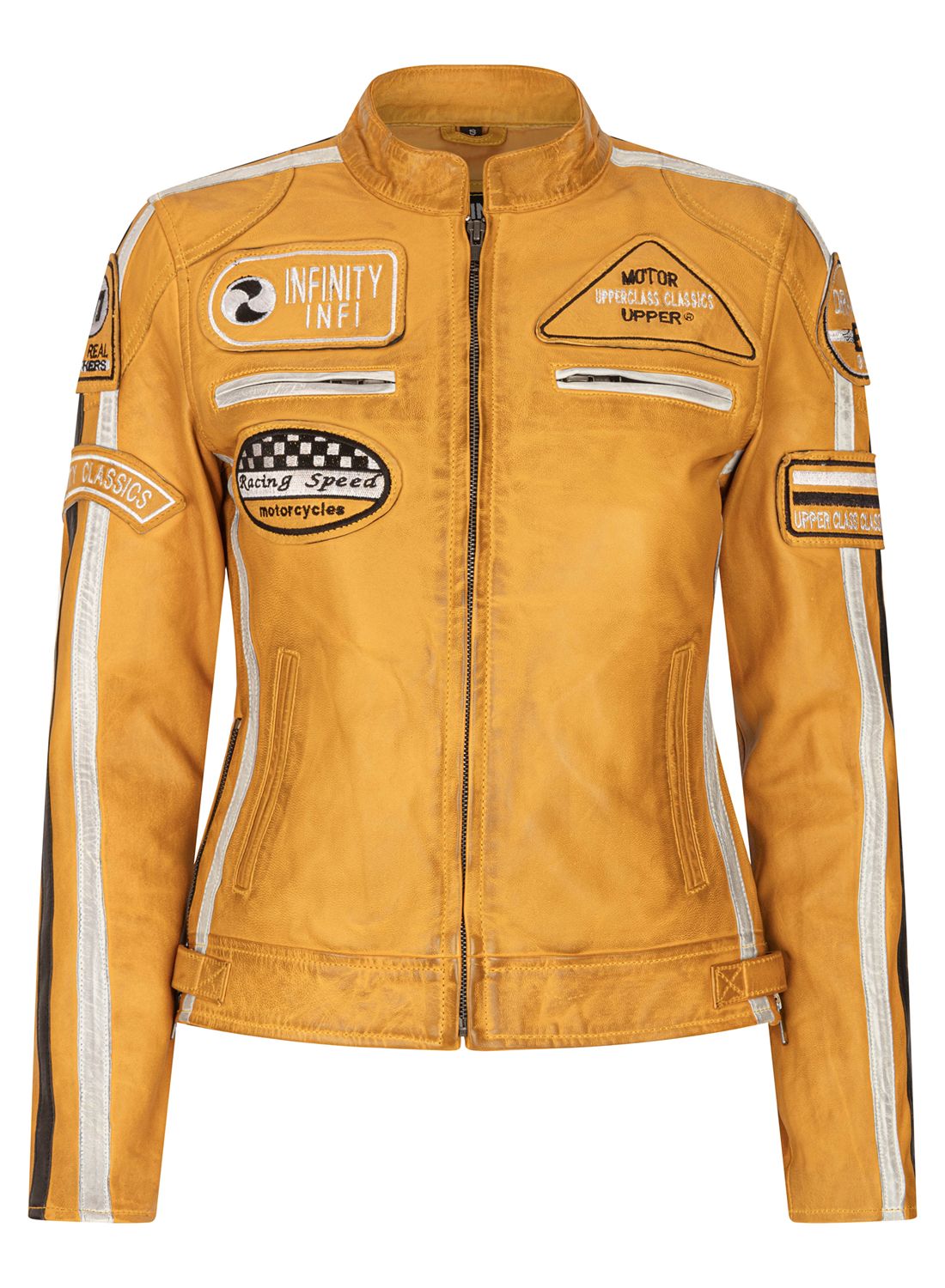 Кожаная куртка для мотоциклиста TruClothing, желтый
Кожаная куртка для мотоциклиста TruClothing, желтый