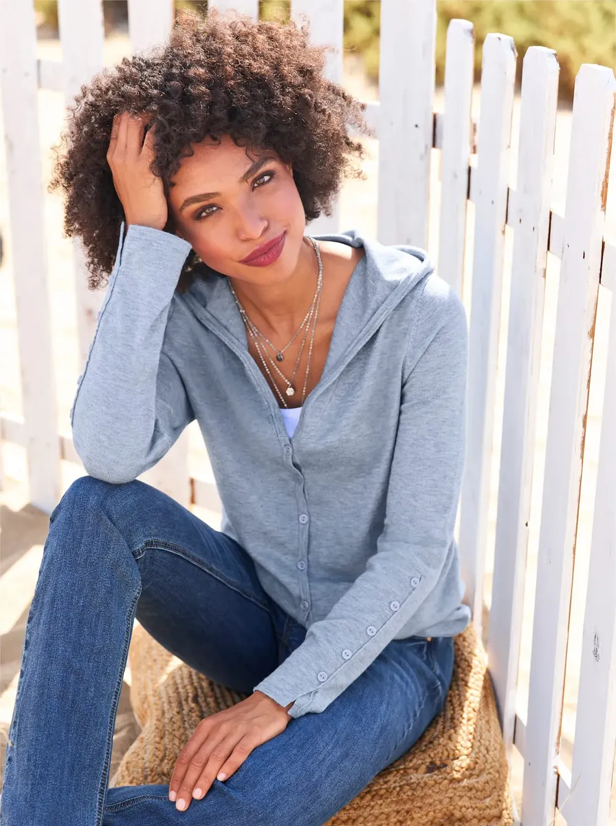 Кардиган Heine с капюшоном, цвет Bleu-Meliert
Кардиган Heine с капюшоном, цвет Bleu-Meliert