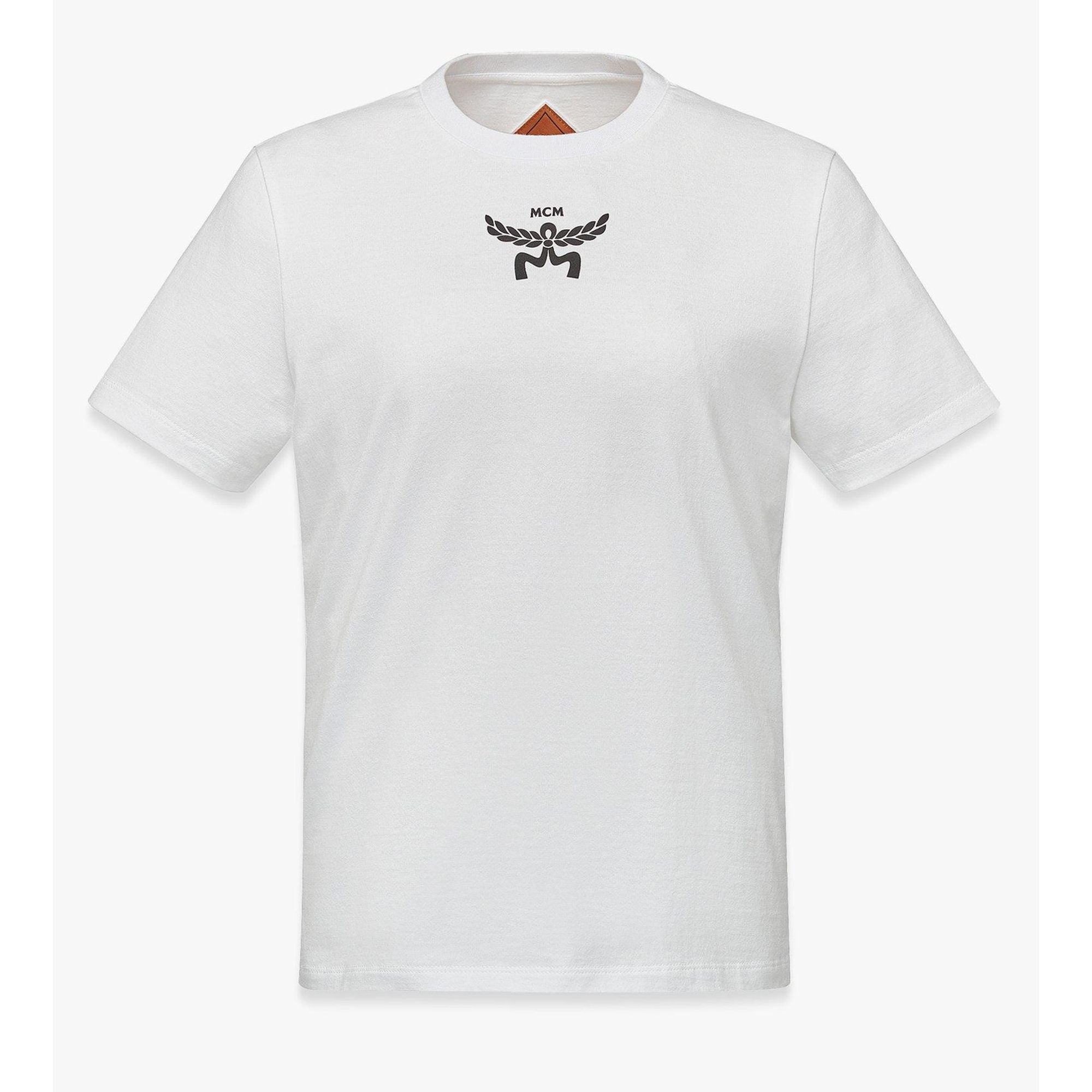 Футболка с принтом логотипа из органического хлопка MCM, белый
Футболка с принтом логотипа из органического хлопка MCM, белый