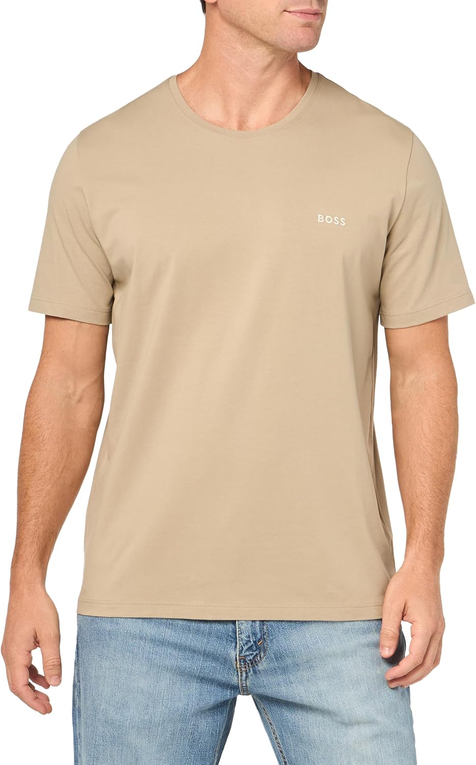 Мужская хлопковая футболка для дома BOSS Mix&Match с круглым вырезом, Aluminum Taupe
Мужская хлопковая футболка для дома BOSS Mix&Match с круглым вырезом, Aluminum Taupe