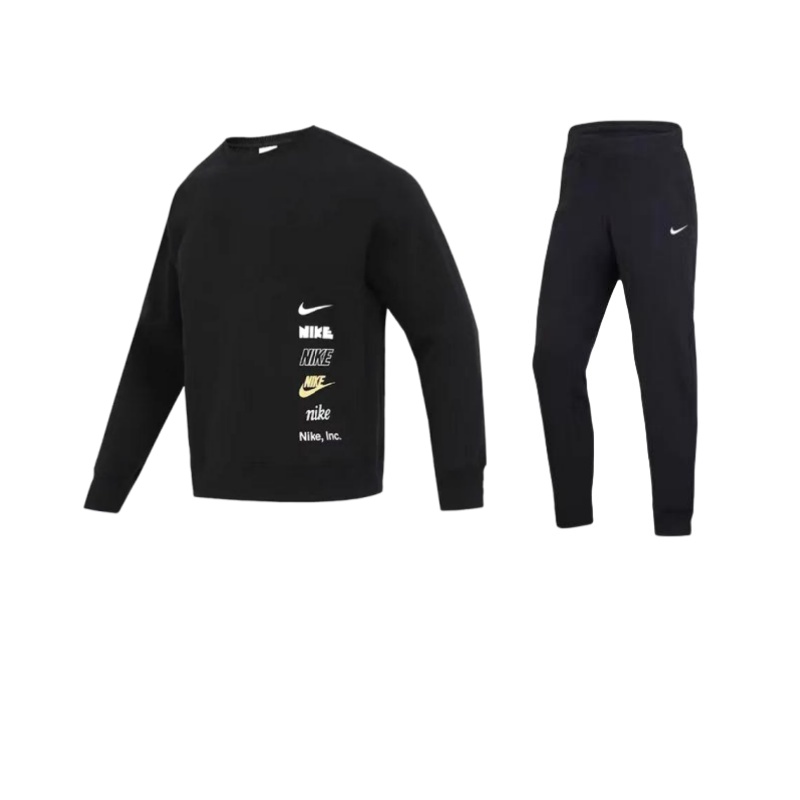Nike Повседневная спортивная одежда унисекс черная
Nike Повседневная спортивная одежда унисекс черная