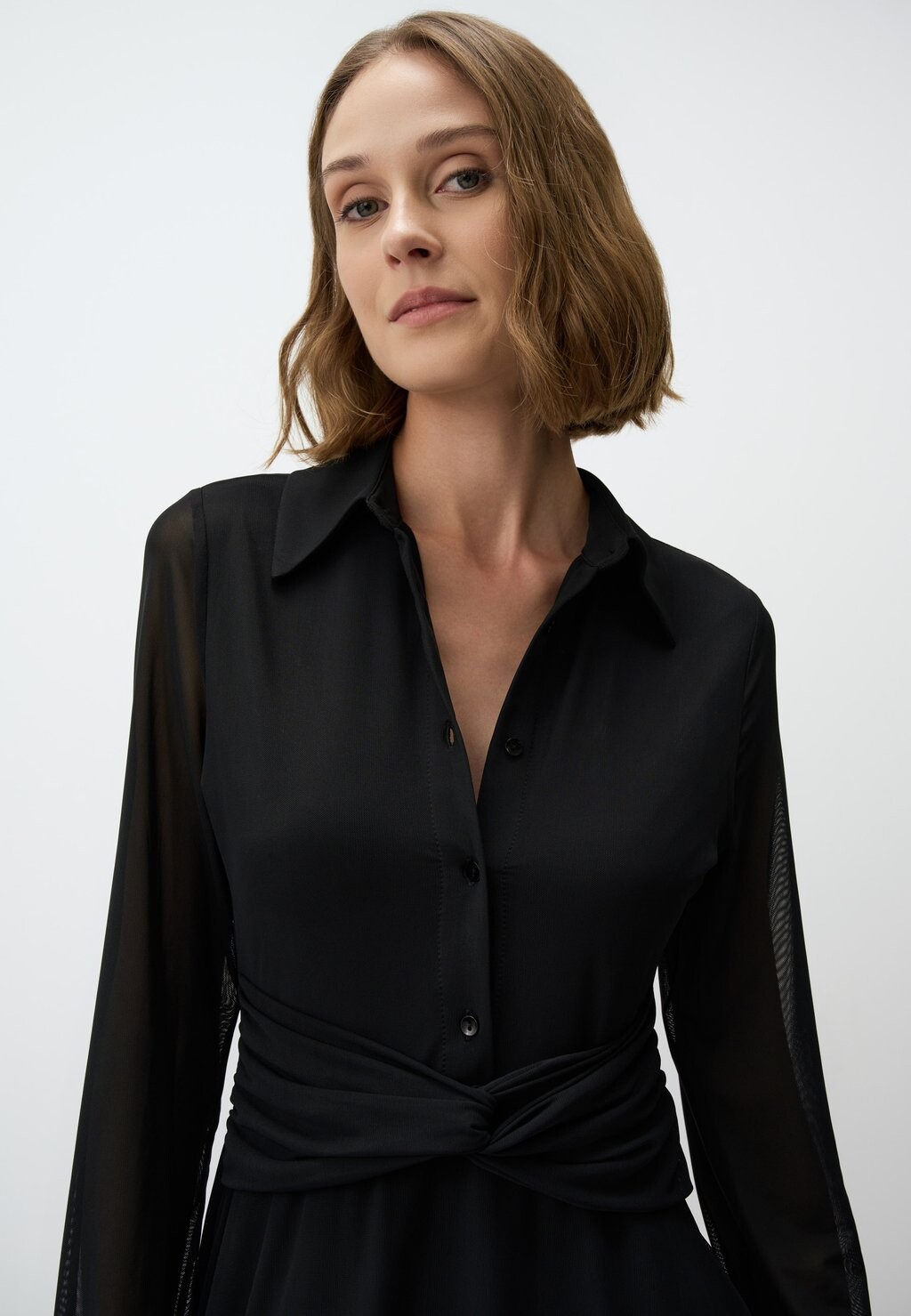 Платье-рубашка ELEGANT TWIST Jimmy Key, черный
Платье-рубашка ELEGANT TWIST Jimmy Key, черный