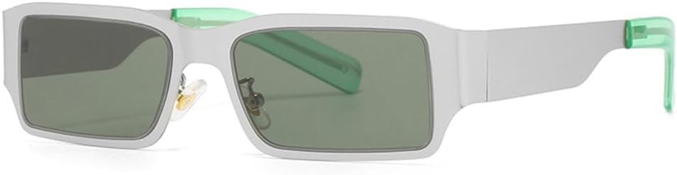 MUTYNE Модные прямоугольные солнцезащитные очки для женщин, винтажные металлические, трендовые очки для мужчин, солнцезащитные очки UV400, квадратные, темно-зеленые, Silver Dark Green
MUTYNE Модные прямоугольные солнцезащитные очки для женщин, винтажные металлические, трендовые очки для мужчин, солнцезащитные очки UV400, квадратные, темно-зеленые, Silver Dark Green