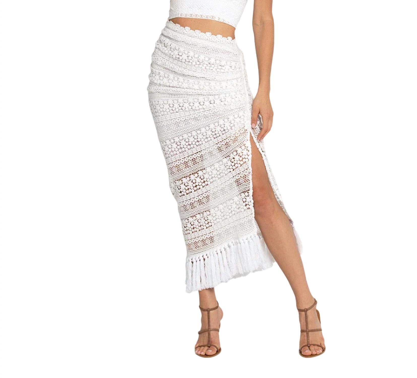 Юбка Бали белого цвета JUST BEE QUEEN
Юбка Бали белого цвета JUST BEE QUEEN