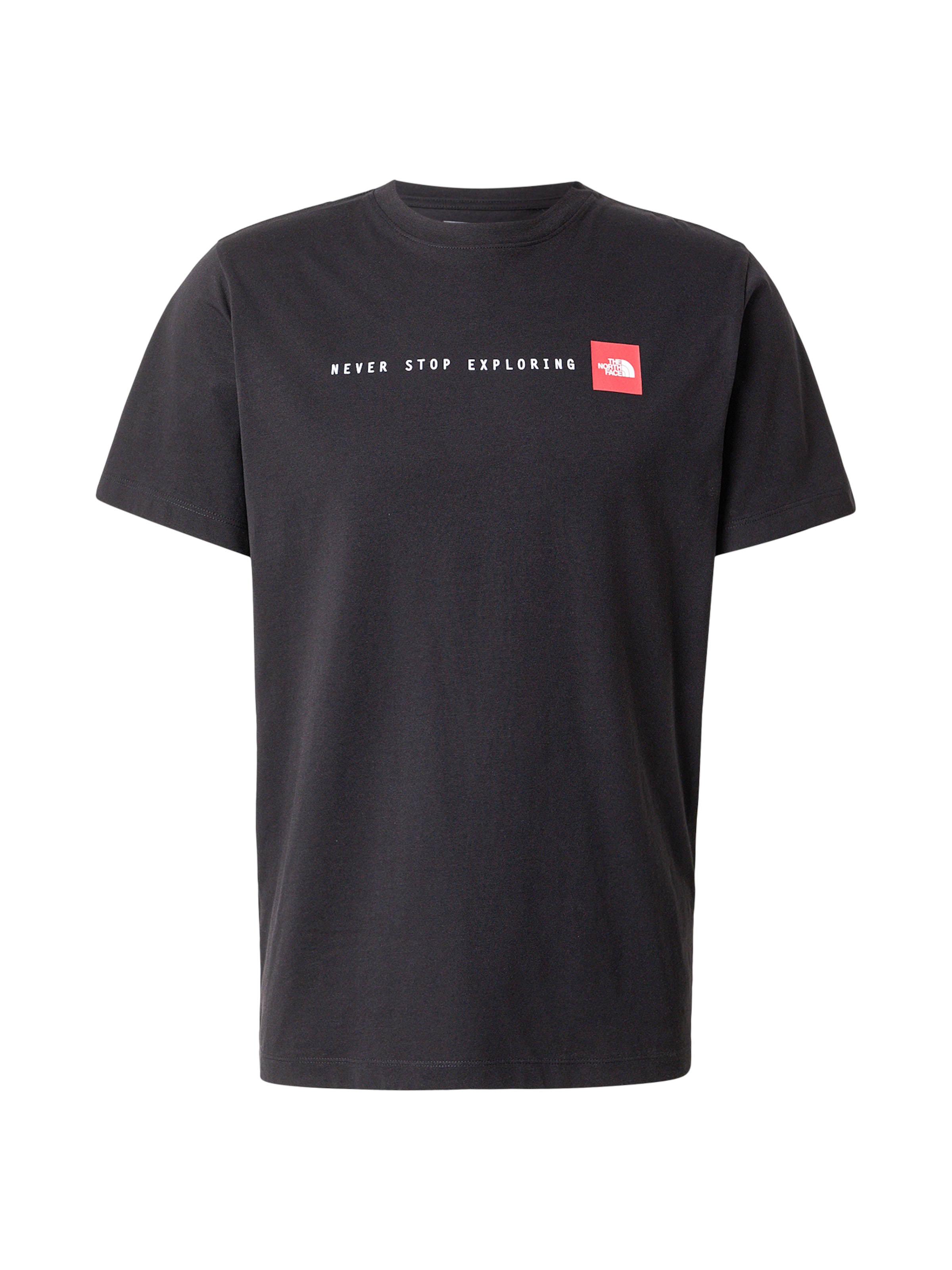 THE NORTH FACE Футболка 'NEVER STOP EXPLORING' в черном цвете
THE NORTH FACE Футболка 'NEVER STOP EXPLORING' в черном цвете
