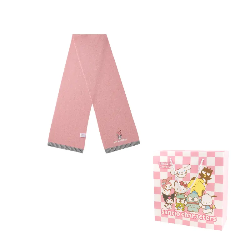 Sanrio Мелоди вязаный шарф унисекс, My Melody Color Block Knit Scarf
Sanrio Мелоди вязаный шарф унисекс, My Melody Color Block Knit Scarf