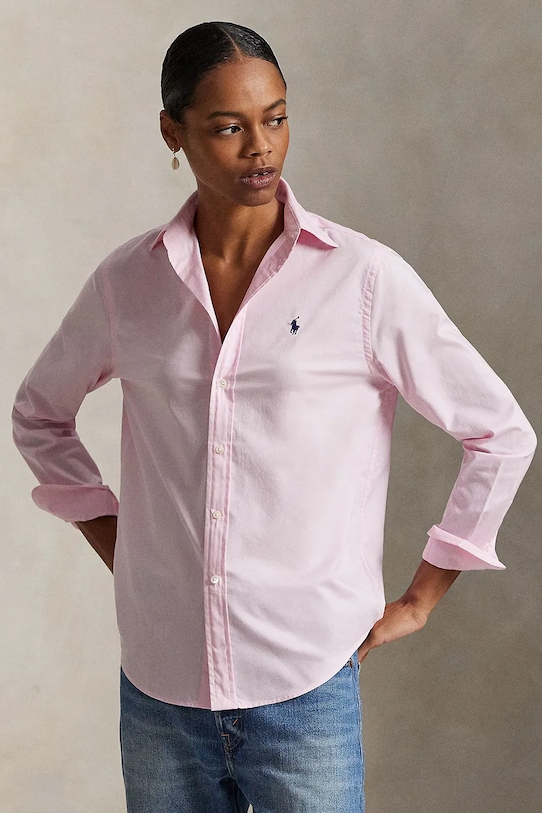 Хлопковая рубашка Polo Ralph Lauren, розовый
Хлопковая рубашка Polo Ralph Lauren, розовый