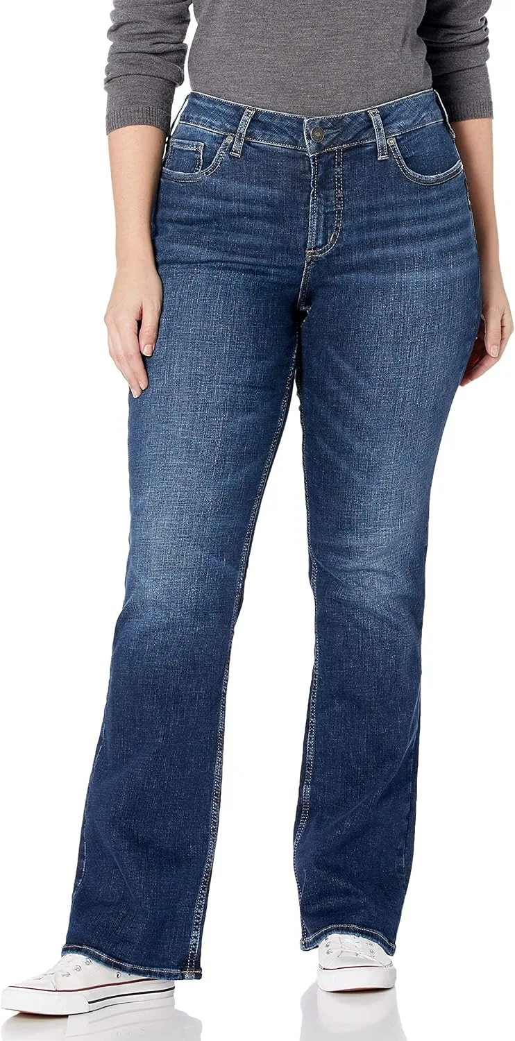 Silver Jeans Co. Женские джинсы Plus Size Suki Mid Rise Slim Bootcut
Silver Jeans Co. Женские джинсы Plus Size Suki Mid Rise Slim Bootcut