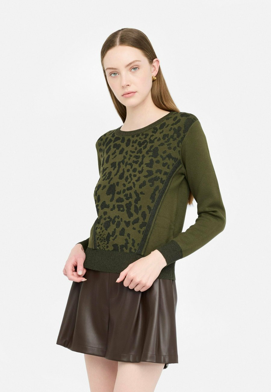 Джемпер LIU JO ANIMAL PRINT, Khaki
Джемпер LIU JO ANIMAL PRINT, Khaki