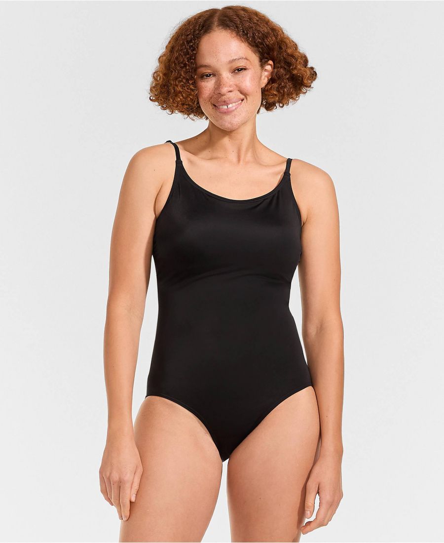 Женский слитный купальник размера D с тонкими бретелями, без эффекта подтяжки Lands' End, Black
Женский слитный купальник размера D с тонкими бретелями, без эффекта подтяжки Lands' End, Black