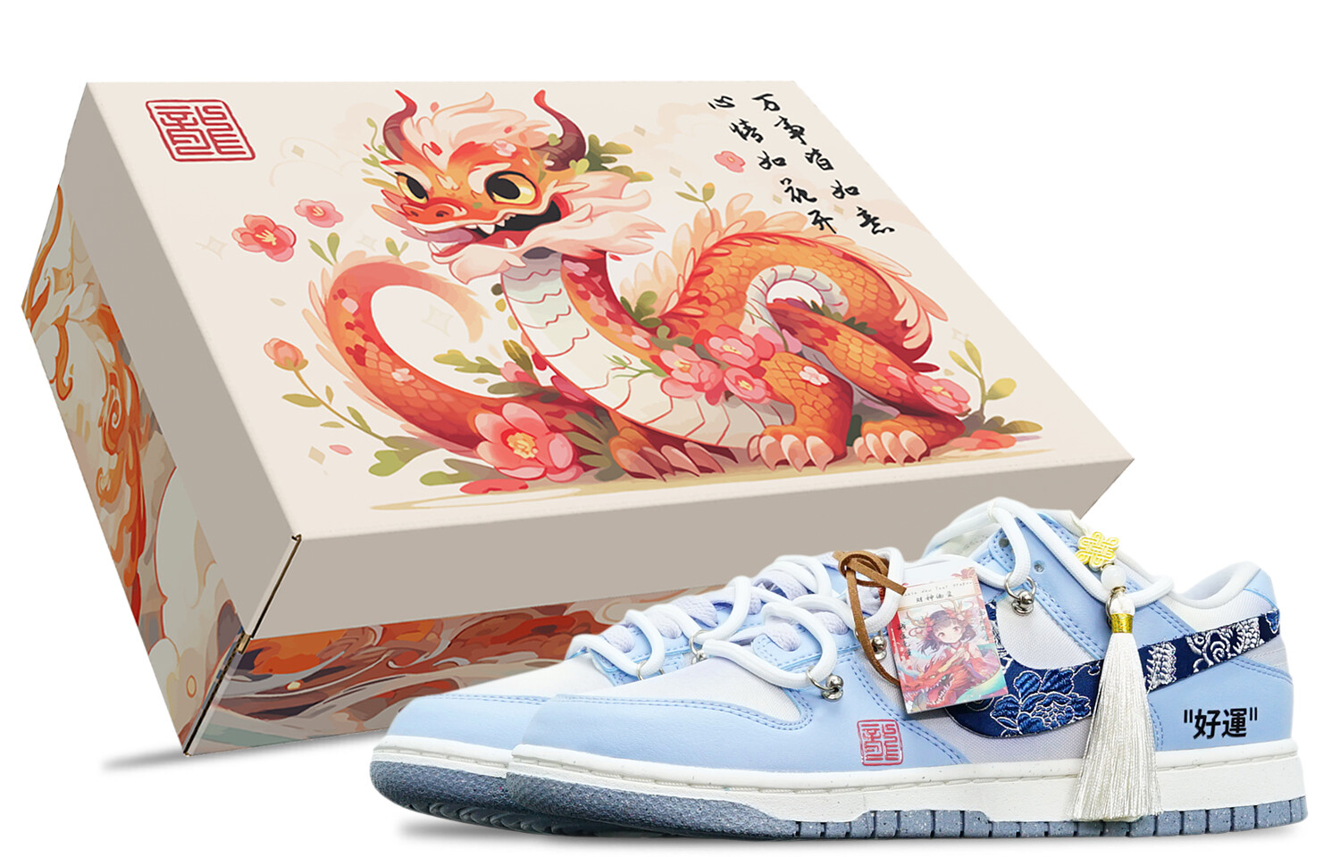 Женские кроссовки для скейтбординга Nike Dunk, Navy blue hook silver dragon pattern
Женские кроссовки для скейтбординга Nike Dunk, Navy blue hook silver dragon pattern
