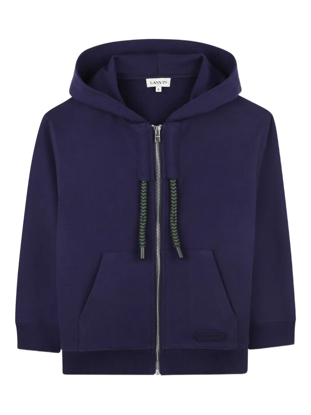 Худи на молнии Lanvin Enfant, синий 
Худи на молнии Lanvin Enfant, синий