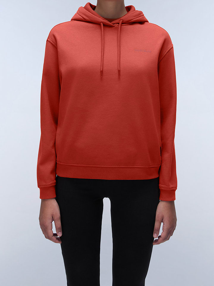 Толстовка с капюшоном Napapijri, красный 
Толстовка с капюшоном Napapijri, красный