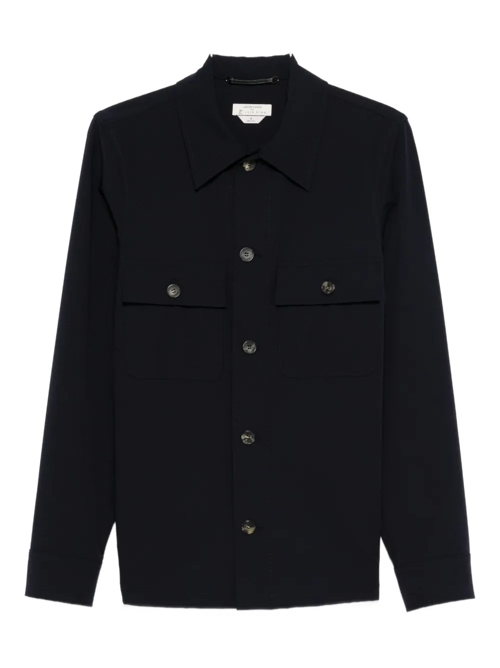 Куртка-рубашка с нашивкой-логотипом Jacob Cohen, синий
Куртка-рубашка с нашивкой-логотипом Jacob Cohen, синий