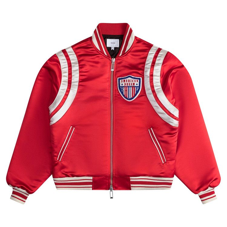 Куртка Rhude Satin Varsity Jacket, Red/Ivory
Куртка Rhude Satin Varsity Jacket, Red/Ivory