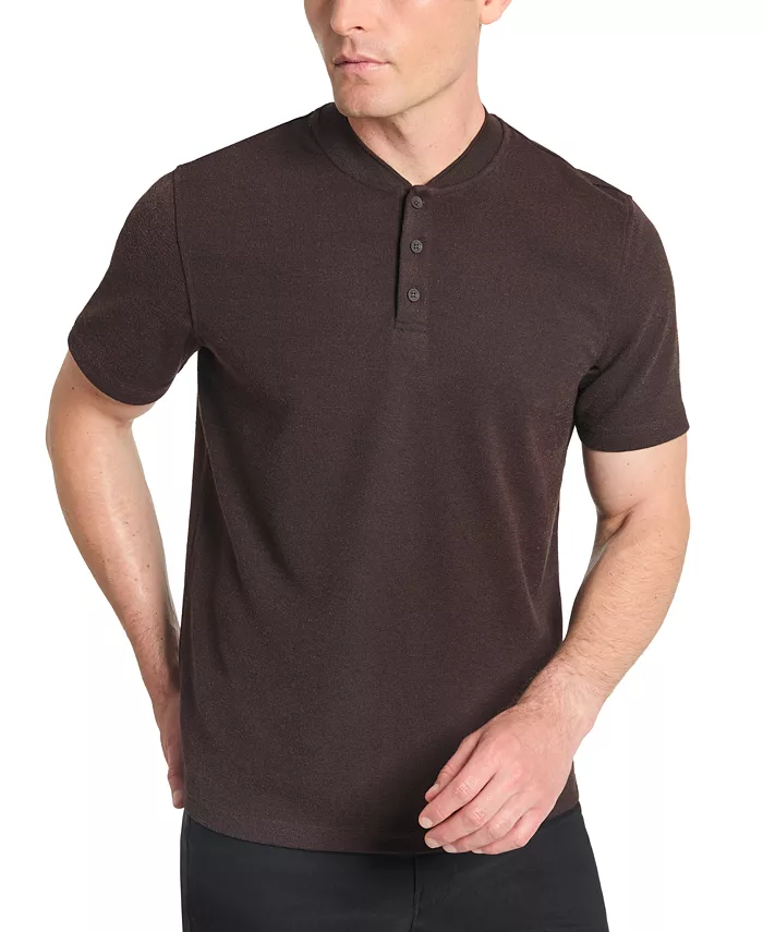 Мужская текстурированная хлопковая толстовка с воротником-бомбером Performance Henley Kenneth Cole, коричневый
Мужская текстурированная хлопковая толстовка с воротником-бомбером Performance Henley Kenneth Cole, коричневый