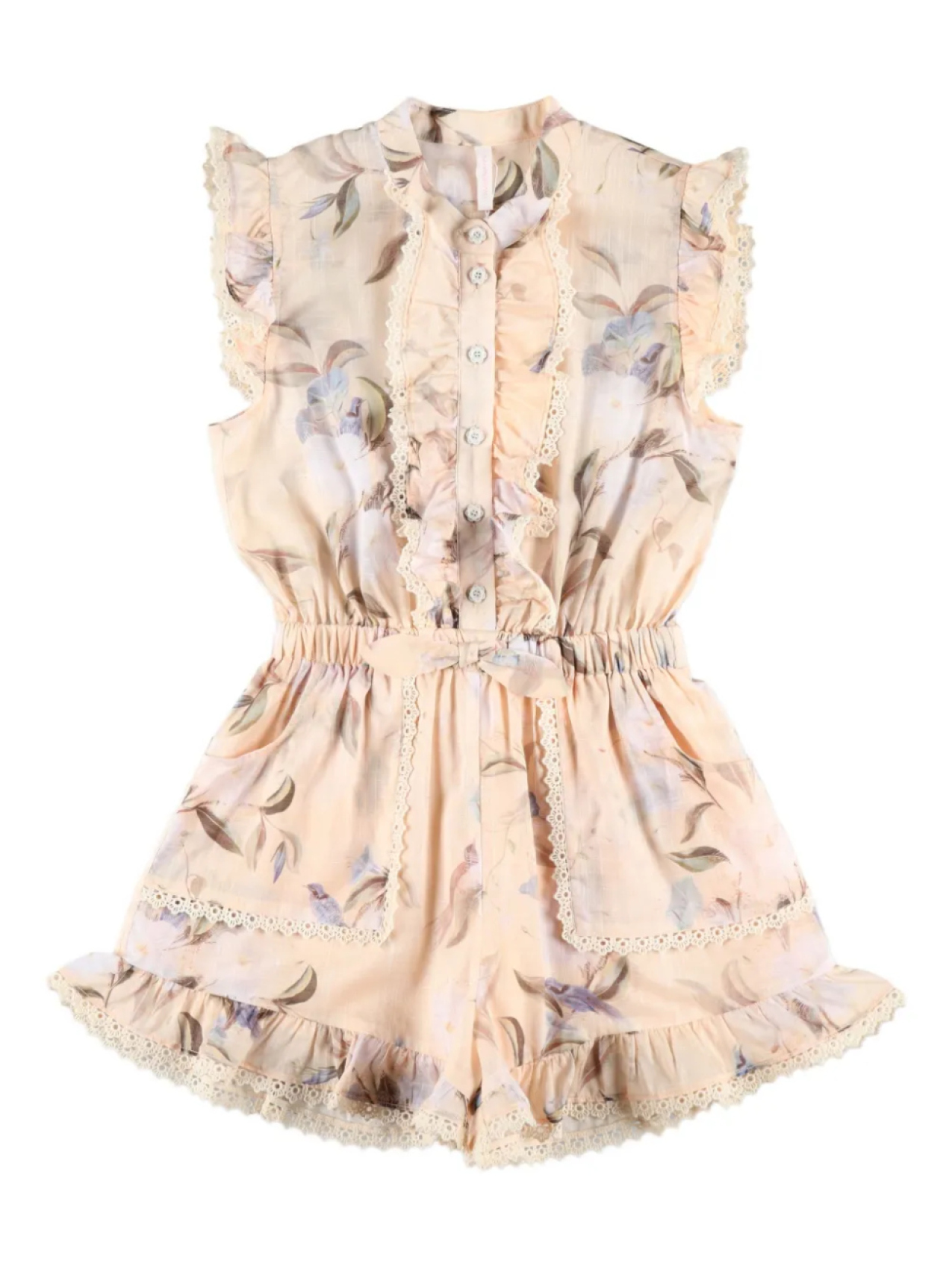 ZIMMERMANN Kids Cascadian комбинезон с цветочным принтом и оборками, нейтральный
ZIMMERMANN Kids Cascadian комбинезон с цветочным принтом и оборками, нейтральный