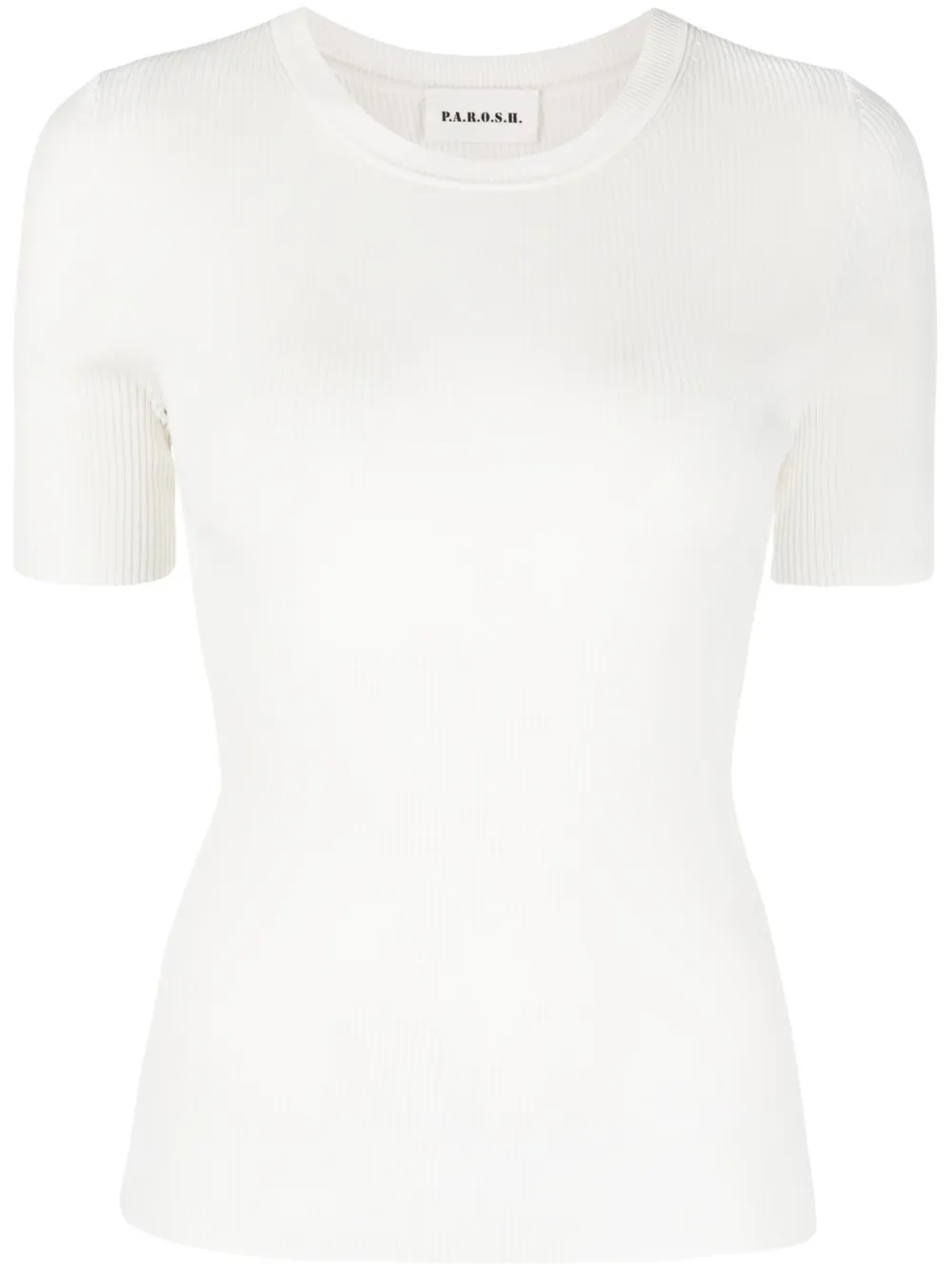 Трикотажный топ Cipria P.A.R.O.S.H., белый
Трикотажный топ Cipria P.A.R.O.S.H., белый