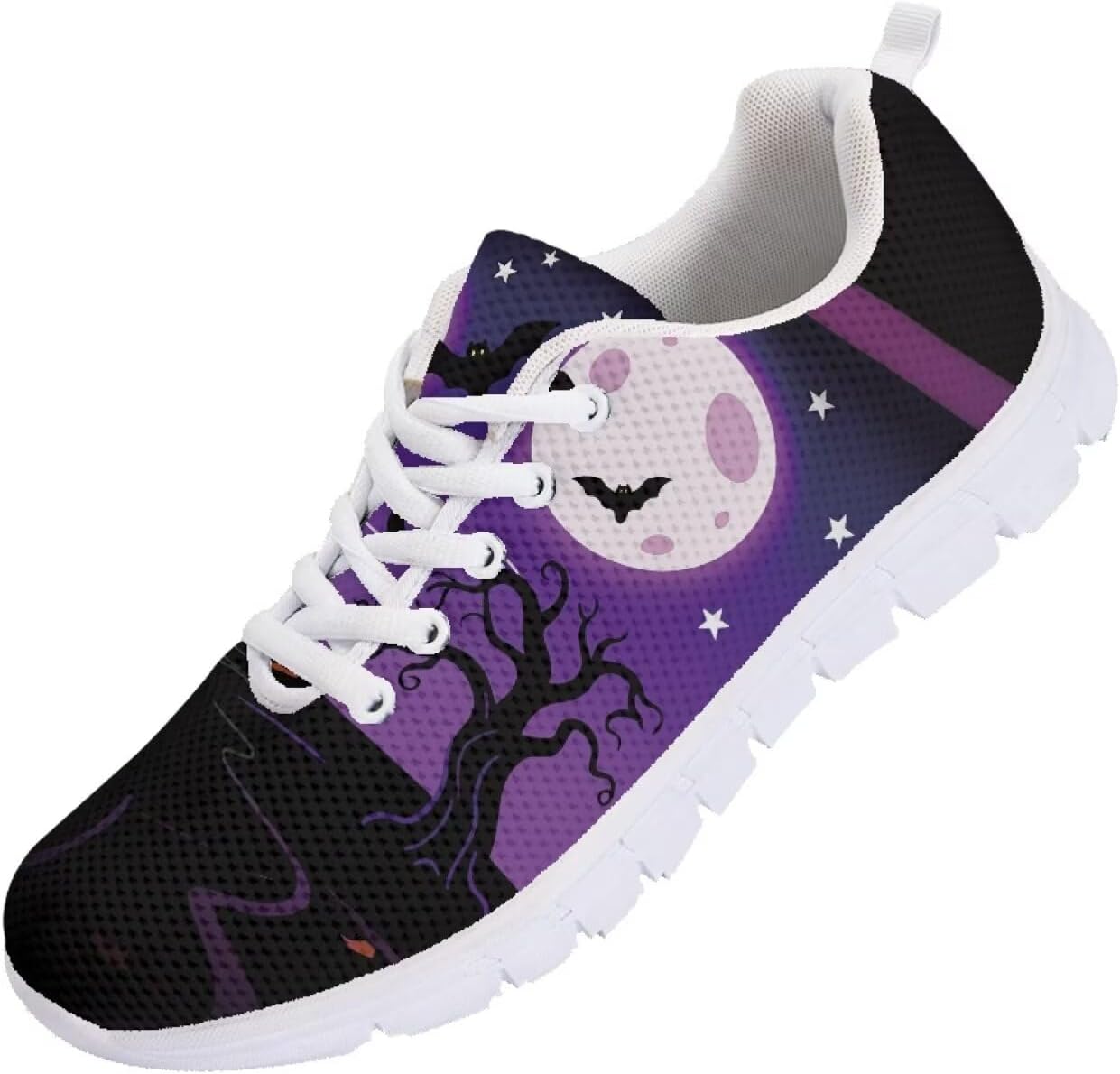 Кроссовки Forchrinse для женщин и мужчин, повседневные с шнуровкой, нескользящие, для бега, спорта и тренажерного зала, Halloween Haunted House Pumpkin
Кроссовки Forchrinse для женщин и мужчин, повседневные с шнуровкой, нескользящие, для бега, спорта и тренажерного зала, Halloween Haunted House Pumpkin