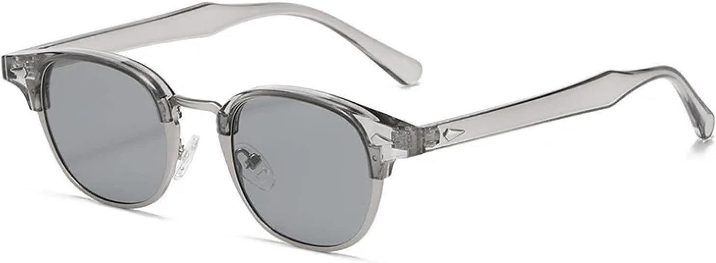 Ретро-классические полуметаллические овальные женские солнцезащитные очки, модные панк-очки для мужчин с заклепками, солнцезащитные очки UV400 TKKTLLT, Grey Light Grey
Ретро-классические полуметаллические овальные женские солнцезащитные очки, модные панк-очки для мужчин с заклепками, солнцезащитные очки UV400 TKKTLLT, Grey Light Grey