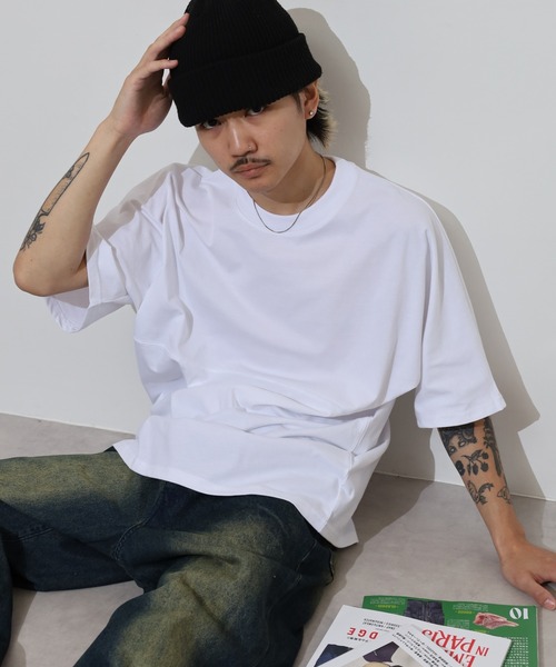 Футболка однотонная, свободного кроя, с коротким рукавом типа «летучая мышь» FUNALIVE, белый
Футболка однотонная, свободного кроя, с коротким рукавом типа «летучая мышь» FUNALIVE, белый