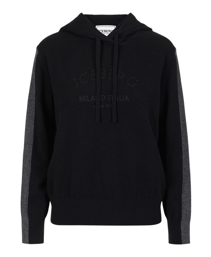 Худи из кашемировой шерсти Iceberg, черный
Худи из кашемировой шерсти Iceberg, черный