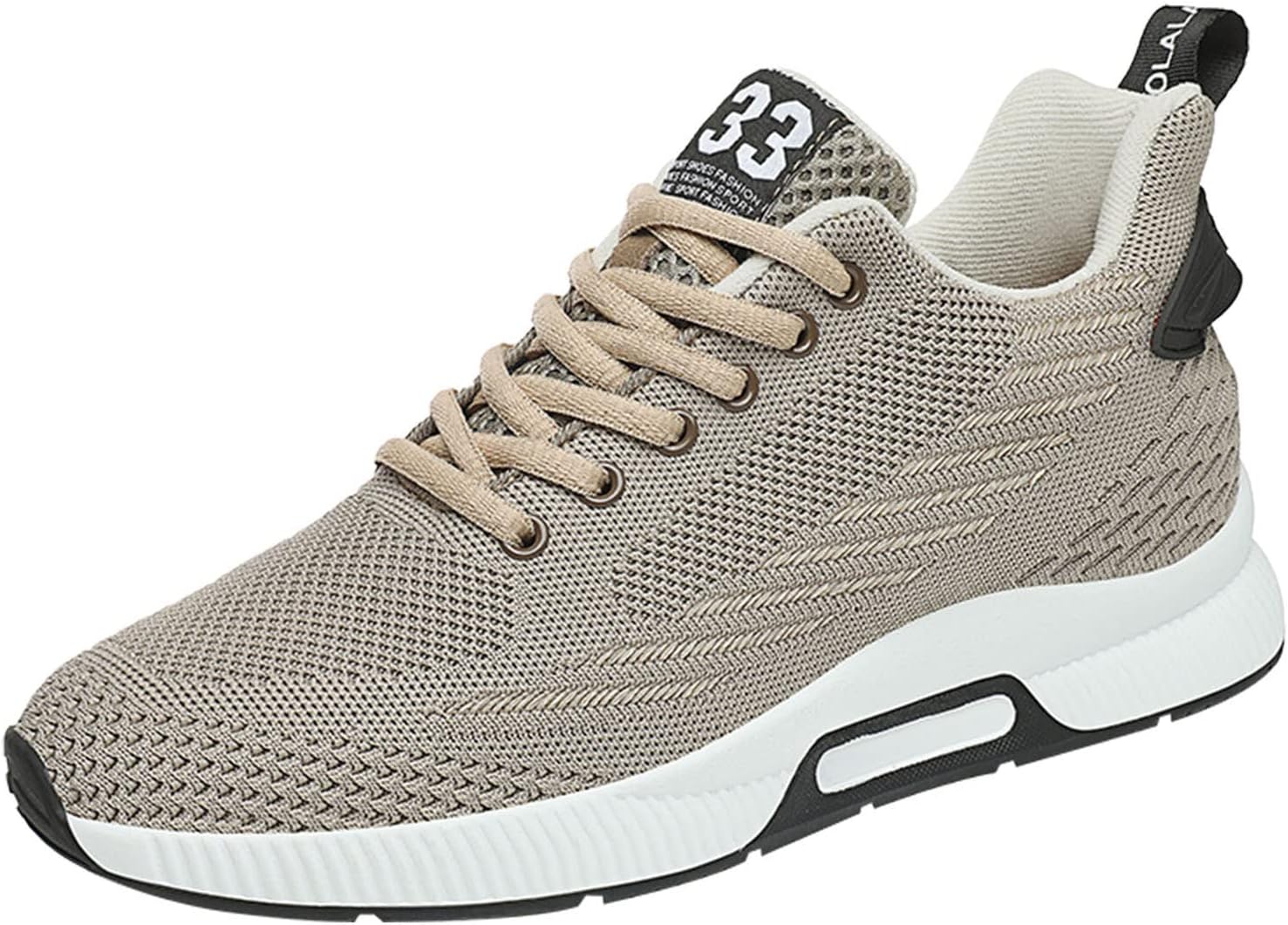 Мужские кроссовки-платформы YUKTOPA с шнуровкой, спортивные, увеличение роста на 6 см, невидимые кроссовки-подъемники, бежевый
Мужские кроссовки-платформы YUKTOPA с шнуровкой, спортивные, увеличение роста на 6 см, невидимые кроссовки-подъемники, бежевый