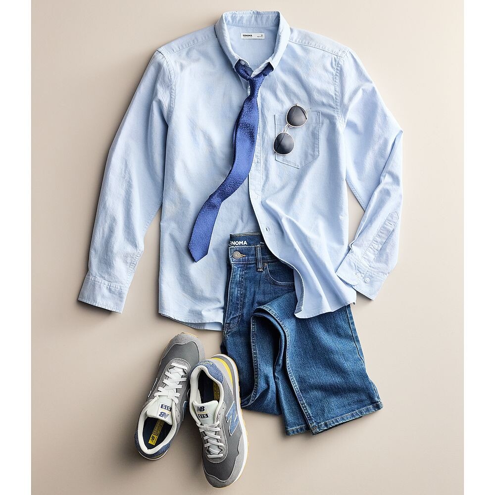 Мужская рубашка на пуговицах Sonoma Goods For Life идеальной длины, цвет Black Olive Plaid
Мужская рубашка на пуговицах Sonoma Goods For Life идеальной длины, цвет Black Olive Plaid