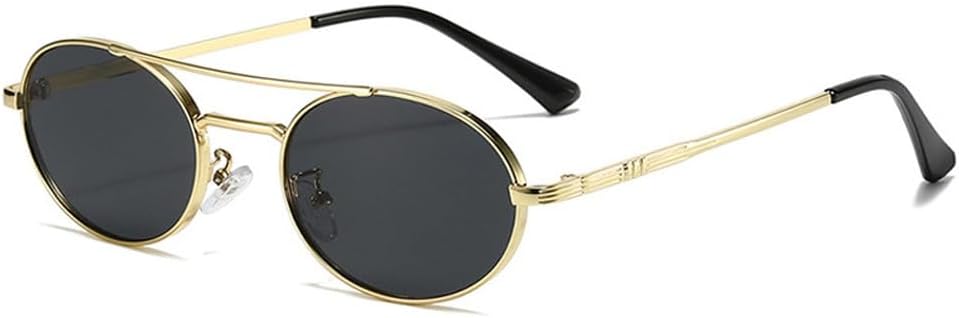 Винтажные маленькие овальные металлические солнцезащитные очки с двойной перемычкой для женщин, модные сине-зеленые оттенки, защита от ультрафиолета UV400, модные панк-солнцезащитные очки для мужчин WNCKSQ, Golden Grey
Винтажные маленькие овальные металлические солнцезащитные очки с двойной перемычкой для женщин, модные сине-зеленые оттенки, защита от ультрафиолета UV400, модные панк-солнцезащитные очки для мужчин WNCKSQ, Golden Grey