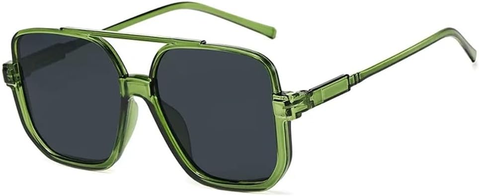 Солнцезащитные очки с двойной перемычкой, защитой от УФ-излучения UV400, прозрачными градиентными линзами, для женщин и мужчин, для активного отдыха, спорта и путешествий UYPTK, Green Black
Солнцезащитные очки с двойной перемычкой, защитой от УФ-излучения UV400, прозрачными градиентными линзами, для женщин и мужчин, для активного отдыха, спорта и путешествий UYPTK, Green Black