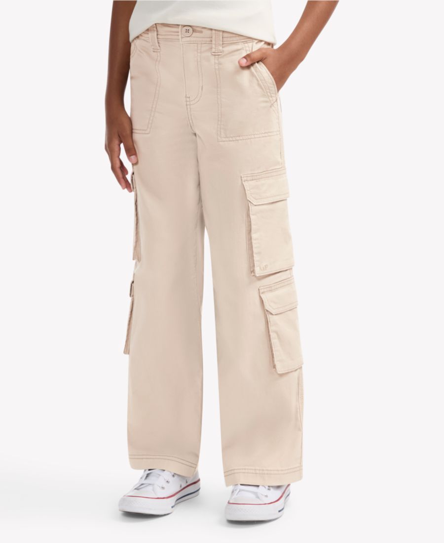 Широкие твиловые брюки-карго для девочек abercrombie kids, Medium Brown
Широкие твиловые брюки-карго для девочек abercrombie kids, Medium Brown