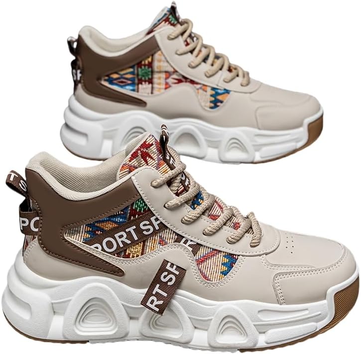 Мужские дышащие кроссовки из сетки - повседневные спортивные беговые туфли с толстой резиновой подошвой, шнуровкой, универсальный стиль на все сезоны, низкий уровень подъема для повседневной одежды и тренировок Hoalox, коричневый
Мужские дышащие кроссовки из сетки - повседневные спортивные беговые туфли с толстой резиновой подошвой, шнуровкой, универсальный стиль на все сезоны, низкий уровень подъема для повседневной одежды и тренировок Hoalox, коричневый