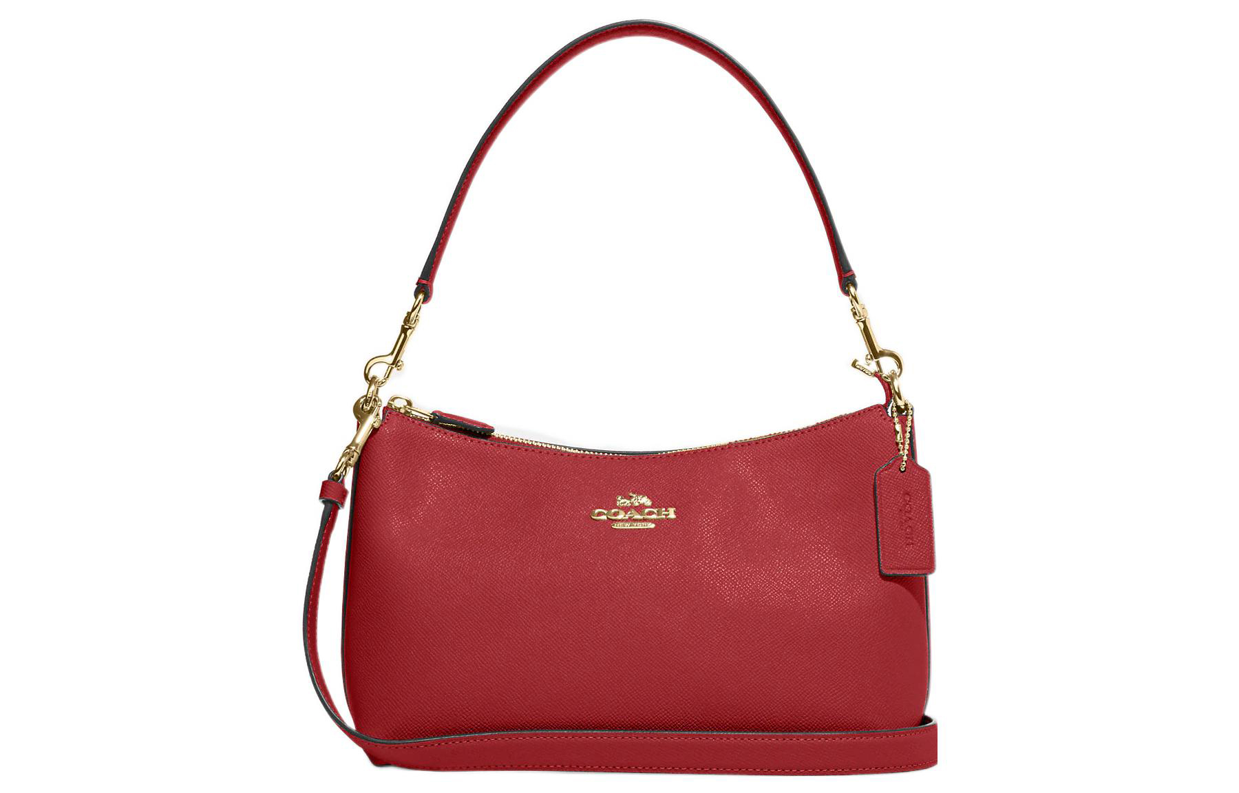 COACH Кожаная портативная сумка через плечо среднего размера для женщин красная
COACH Кожаная портативная сумка через плечо среднего размера для женщин красная